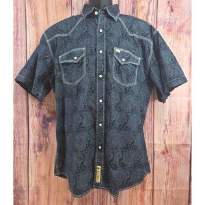 Larry Mahan Cowboy Collection XL Paisley Western Snap Shirt